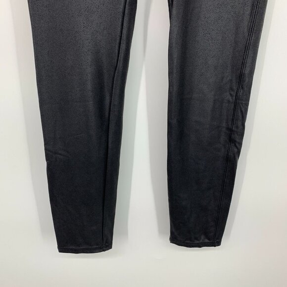 Time and Tru Leggings Black Pull On Faux Leather - Picture 5 of 11